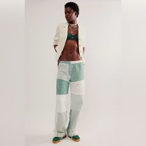 FP x Tricia Fix Green Pajama Pants
